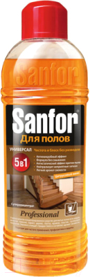 Чистящее средство для пола Sanfor Универсальное концентрированное 5в1 (920мл)