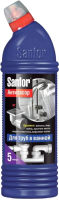 Средство для устранения засоров Sanfor Для ванной (750мл) - 