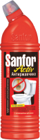 Чистящее средство для унитаза Sanfor Activ антиржавчина (750г) - 