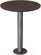 Барный стол Sheffilton SHT-TU13/H110/80 ЛДСП (черный муар/венге) - 