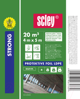 Пленка строительная Scley 0414-400405 (40мкм, 4x5м, 20м2)