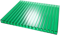 Сотовый поликарбонат TitanPlast 1050x1000x6 (зеленый) -