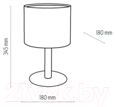 Прикроватная лампа TK Lighting Deva White 5217