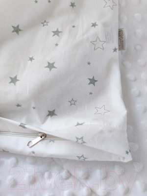 Комплект постельный для малышей Martoo Comfy С / CMS-3-GRST (серые звезды на белом)