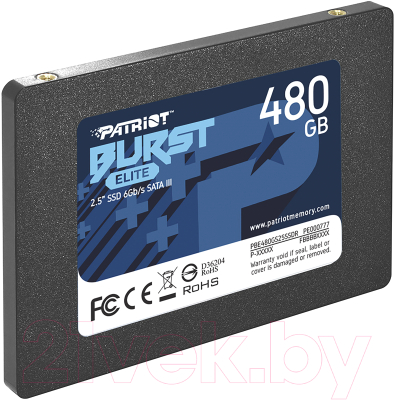 SSD диск Patriot Burst Elite 480GB (PBE480GS25SSDR)