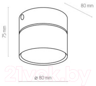 Потолочный светильник TK Lighting Space White 3390