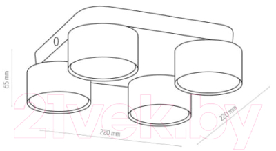 Люстра TK Lighting Space Black 3401