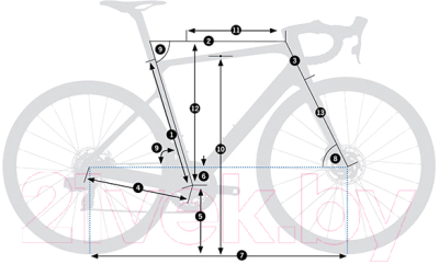 Велосипед Orbea Orca M30 2021 / L123B7 (49, карбон/титановый)