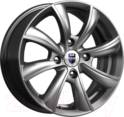 

Литой диск K&K, Бриз (КС611) 15x6" 4x100мм DIA 60.1мм ЕТ 50мм Дарк платинум