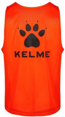 Манишка футбольная Kelme Adult Training Vest / 8051BX1001-932 (S, оранжевый)