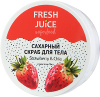 

Скраб для тела Fresh Juice, Сахарный Superfood Strawberry & Chia