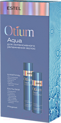 Набор косметики для волос Estel Otium Aqua для интенсивного увлажнения волос Шампунь+Бальзам (250мл+200мл)