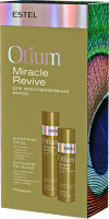 Набор косметики для волос Estel Otium Miracle Revive для восстановления волос Шампунь+Бальзам (250мл+200мл) - 