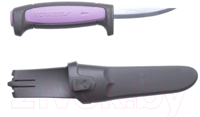 Нож туристический Morakniv Precision / 12247 (фиолетовый/черный)