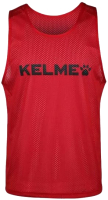 Манишка футбольная Kelme Adult Training Vest / 8051BX1001-611 (S, красный) - 