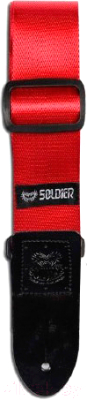 Ремень для гитары Soldier STP11504 (красный)