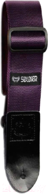 Ремень для гитары Soldier STP11506 (фиолетовый)