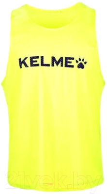 Манишка футбольная Kelme Adult Training Vest / 8051BX1001-930 (L, желтый)