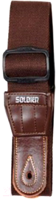 Ремень для гитары Soldier STP13144 (коричневый)