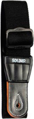 Ремень для гитары Soldier STP13145 (черный)