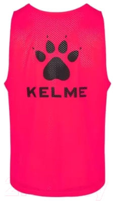 Манишка футбольная Kelme Adult Training Vest / 8051BX1001-931 (L, черный/розовый)