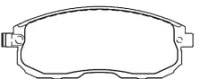 

Тормозные колодки Stellox, 000553BSX
