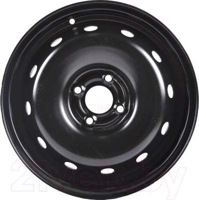 Изображение товара Штампованный диск Accuride Largus/Vesta 15x6" 4x100мм DIA 60.1мм ET 50мм Black