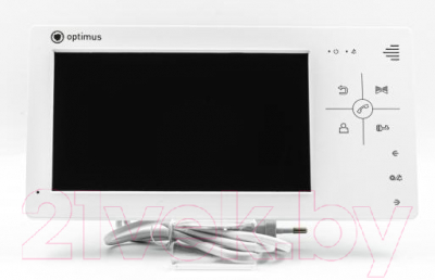 Монитор для видеодомофона Optimus VM-7.0 (w) (белый)
