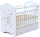 Детская кроватка VDK Baby Vintage маятник-ящик (белый) - 