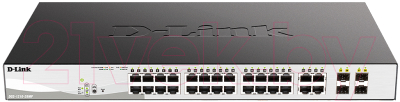 

Коммутатор D-Link, DGS-1210-28MP/F2A