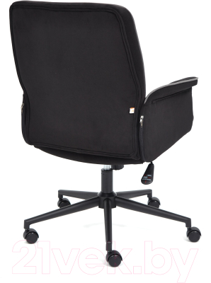 Кресло офисное Tetchair Madrid флок (черный)