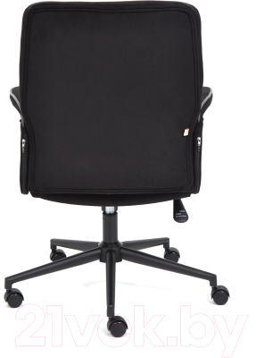 Кресло офисное Tetchair Madrid флок (черный)