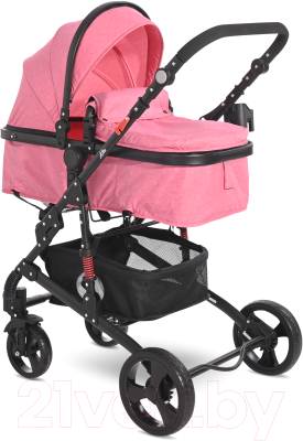 Детская универсальная коляска Lorelli Alba Classic 3 в 1 Candy Pink / 10021662189