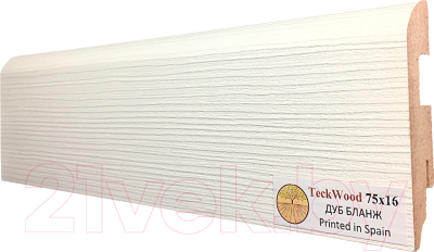 

Плинтус Teckwood, МДФ 75x16x2150
