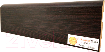 

Плинтус Teckwood, МДФ 75x16x2150