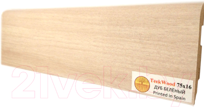 

Плинтус Teckwood, МДФ 75x16x2150