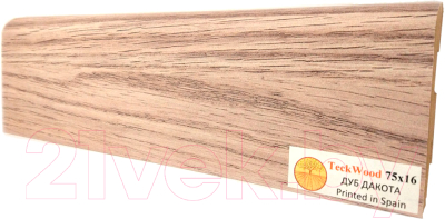 

Плинтус Teckwood, МДФ 75x16x2150