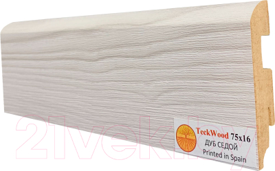 

Плинтус Teckwood, МДФ 75x16x2150
