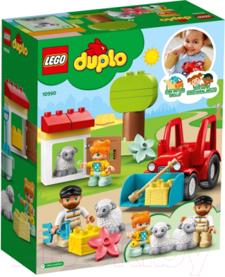 Конструктор Lego Duplo Фермерский трактор и животные / 10950