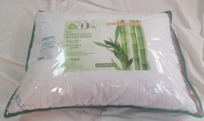 Изображение товара Подушка для сна Delford Бамбук Стандарт ПВХ / 2БП/л-уп22 (48x68)