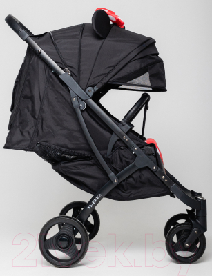 Детская прогулочная коляска Keka Yoya Plus / 2000000030128 (черно-красный/черная рама)