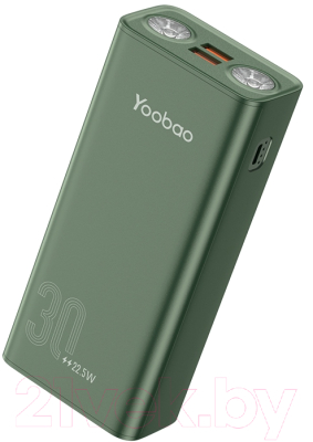 Портативное зарядное устройство Yoobao Power Bank LED LQ30 (зеленый)