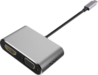 

Адаптер Platinet, Type-C HDMI + VGA (PMMA9832)