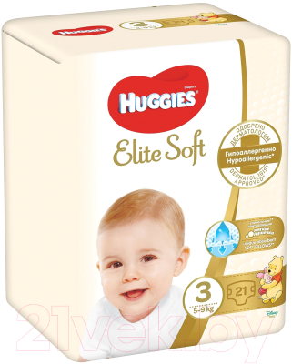 Подгузники детские Huggies Elite Soft 3 (21шт)