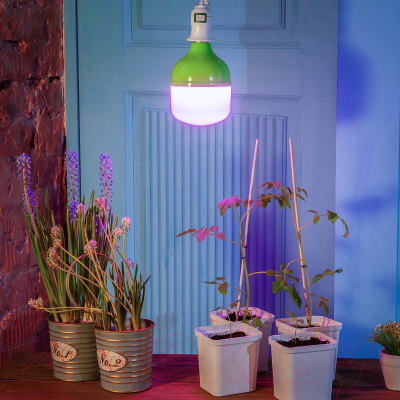 Лампа для растений Uniel LED-M80-20W/SPSB/E27/FR PLS55GR / UL-00006261