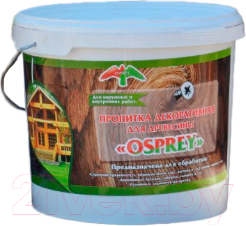 Пропитка для дерева Osprey Декоративная (10кг, молочный)