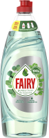 Средство для мытья посуды Fairy Pure & Clean Мята и Эвкалипт (650мл) - 