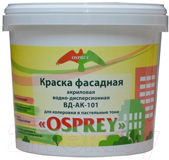 Краска Osprey Фасадная ВД-АК-101 (14кг, белый)