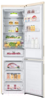 Холодильник с морозильником LG DoorCooling+ GA-B509CEQM