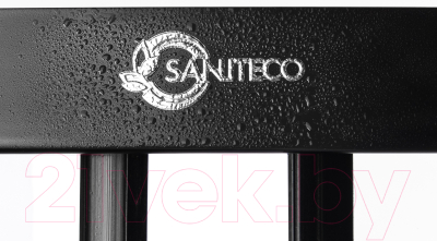 Душевая кабина Saniteco P1SE (80x80, черный)